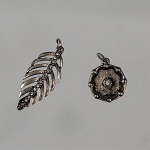 Charming Charlie Pendants Charms Jewelry Making Silver Tone